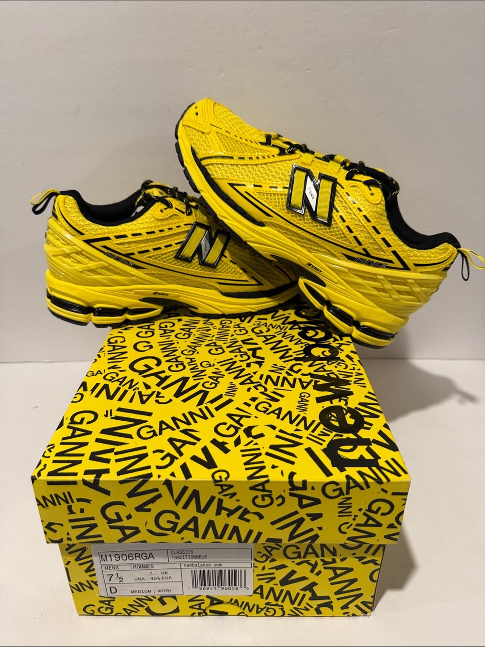 New Balance 1906R ‘GANNI Blazing Yellow' Sz: 7.5 / 11 / 11.5 (M1906RGA)